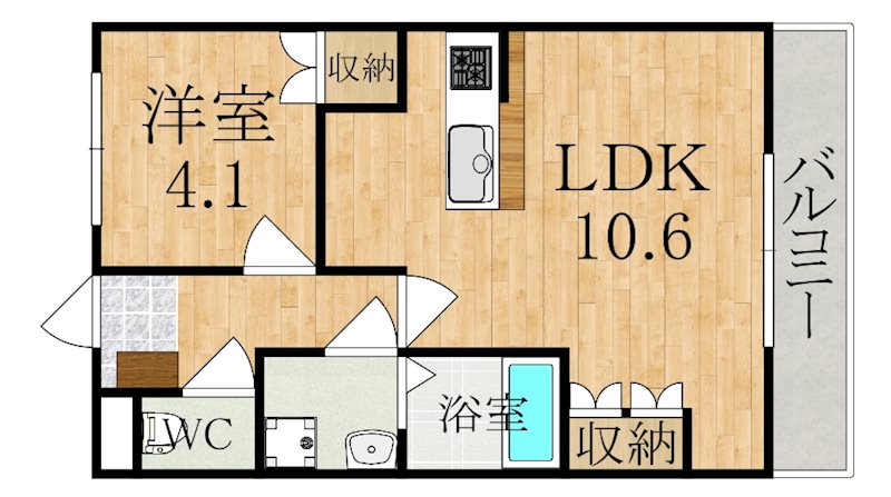 パルウィング東田 間取り