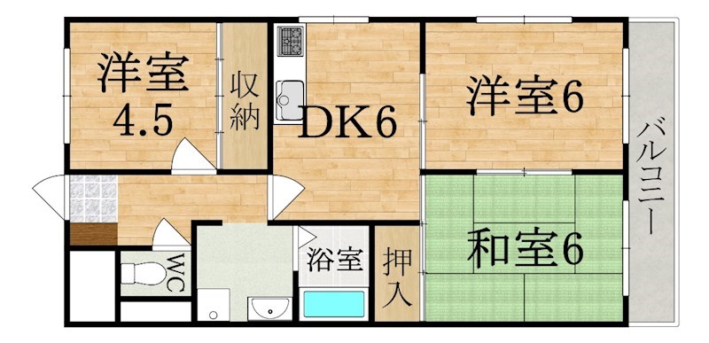 ｉマンション２号館 203号室 間取り