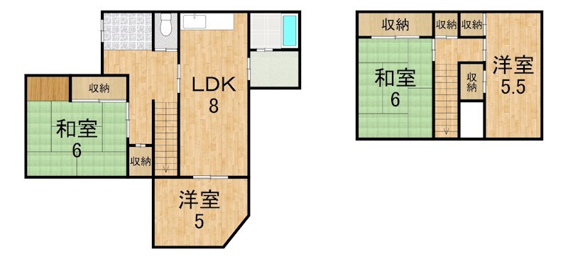 三郷町美松ケ丘東1丁目戸建 間取り