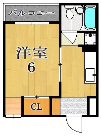 サニーハイツ 311号室 間取り