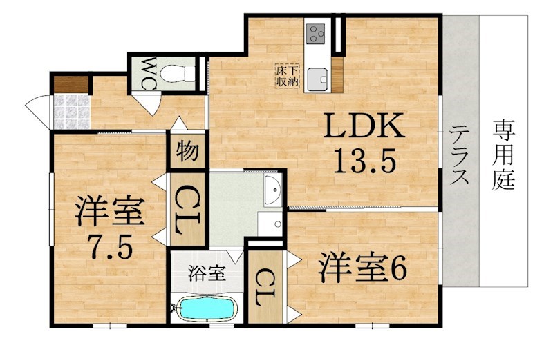 リザイア　Ｂ 間取り