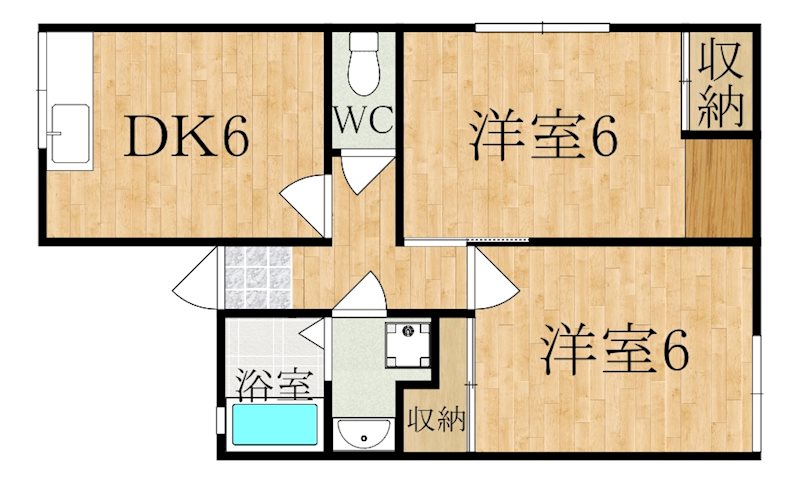 Ｍ’ｓ天理 1号室 間取り