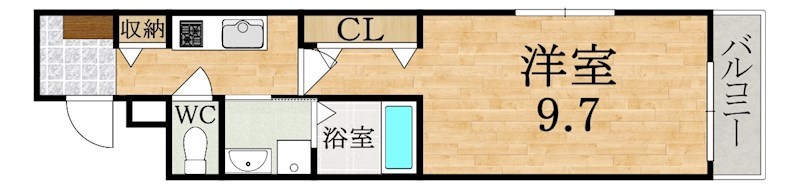 メゾン　リアリⅢ 201号室 間取り