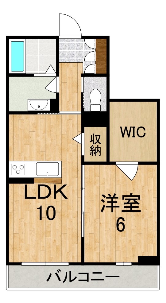 シャーメゾン王寺駅前 202号室 間取り