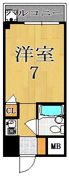 ファミーユ新大宮 103号室 間取り