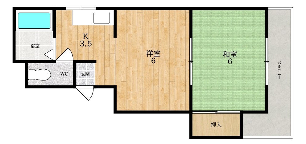 ダイワ第三マンション 間取り