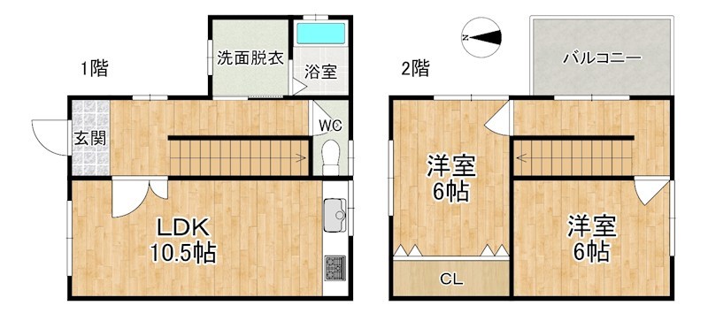 仮称）法蓮町興福院前新築 東号室 間取り