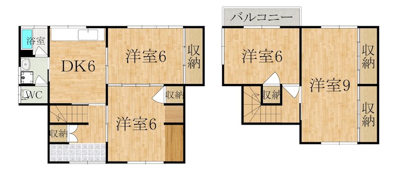 金屋戸建 間取り