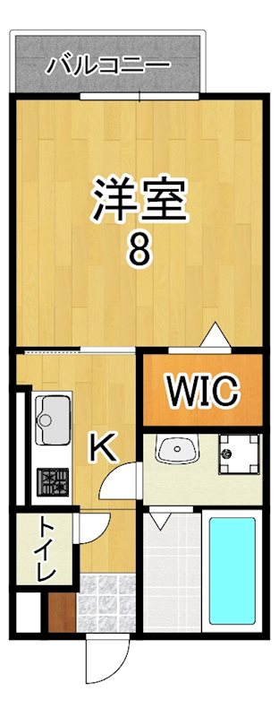T-RESIDENCE 103号室 間取り
