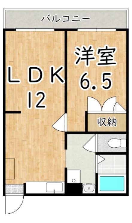 アーデン  203号室 間取り