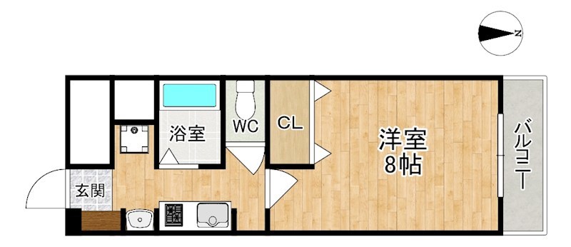 プリマベーラ 203号室 間取り