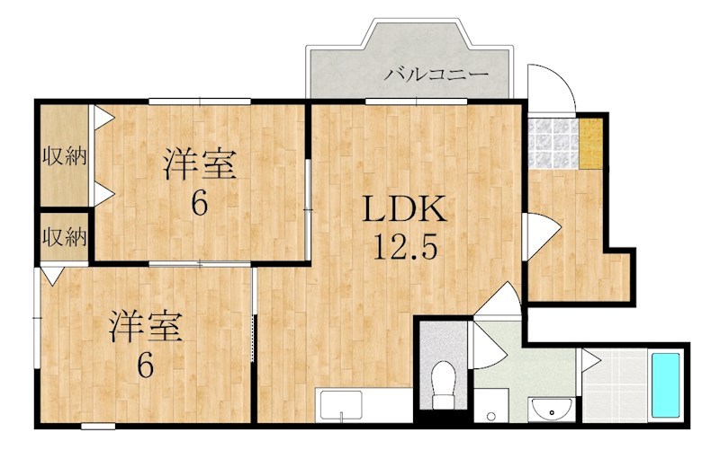 ロジュマンＭＴＯ 105号室 間取り