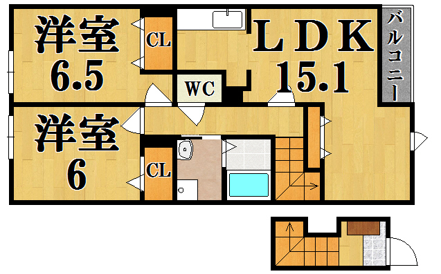マイハウス 205号室 間取り