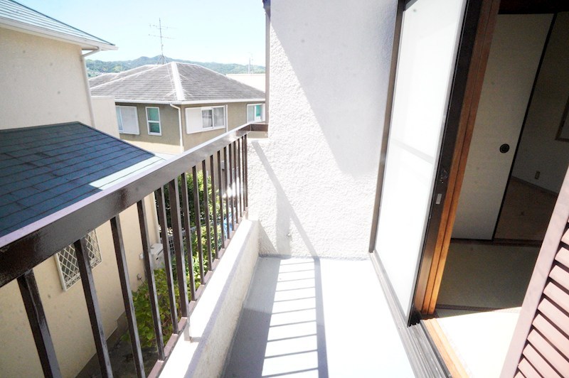 生駒郡三郷町三室貸家 ベランダ
