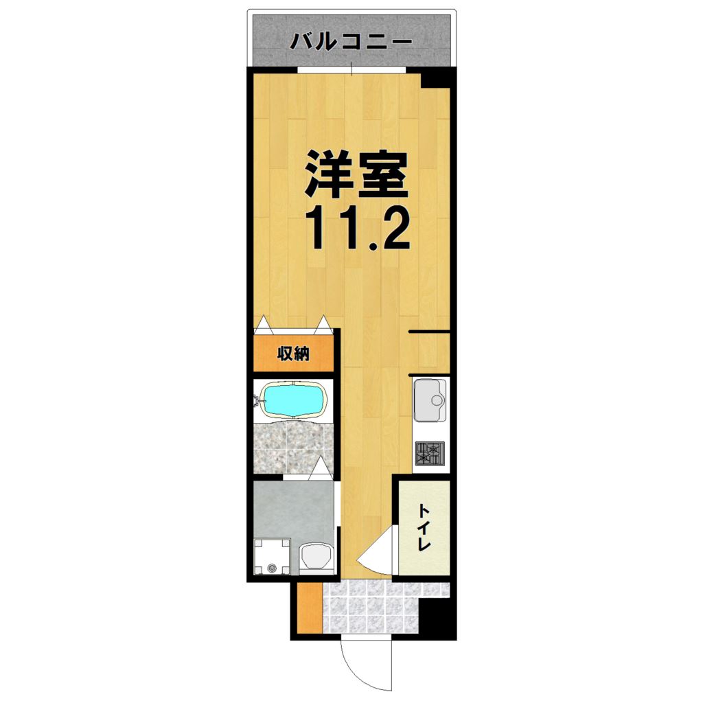スターレ奈良 801号室 間取り