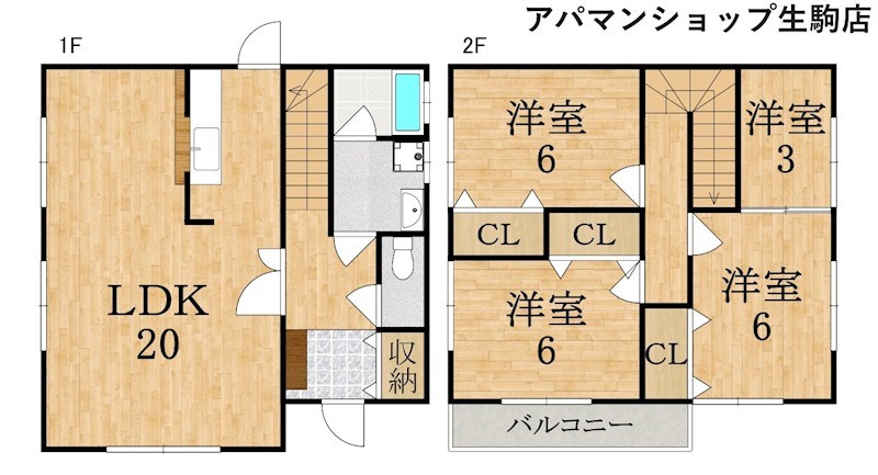 ウエストガーデン　B 間取り