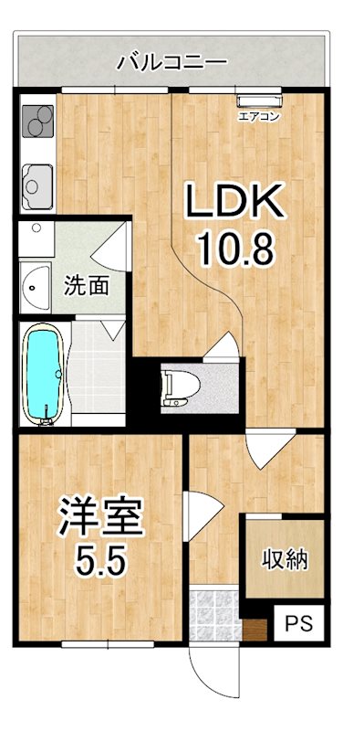 辻村ビル 205号室 間取り