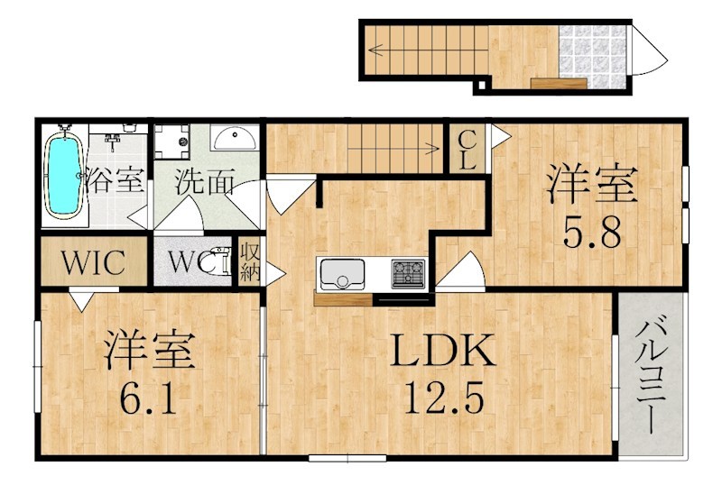 クラッシー　ハウス 201号室 間取り
