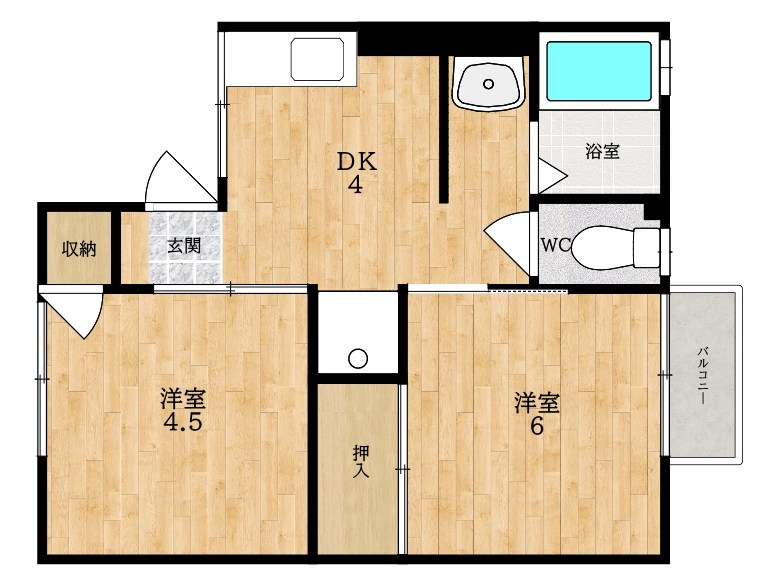 サンハイツ 間取り