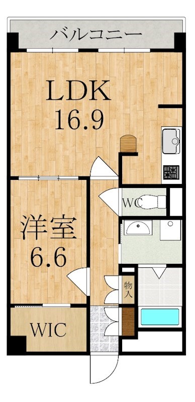 フォレストヒルズ八木駅前 403号室 間取り