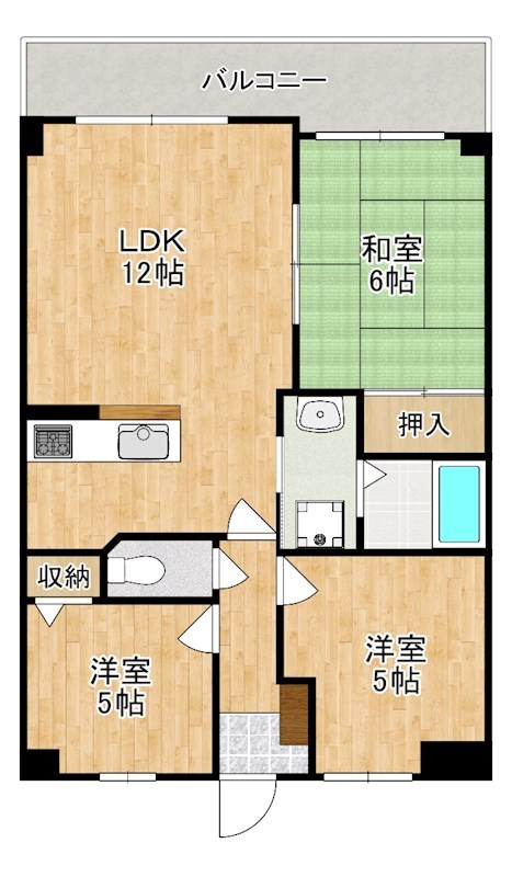 シティホームズ新大宮駅前 211号室 間取り