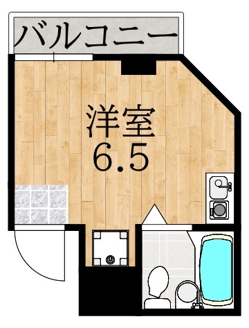 シティパレス富雄南 301号室 間取り