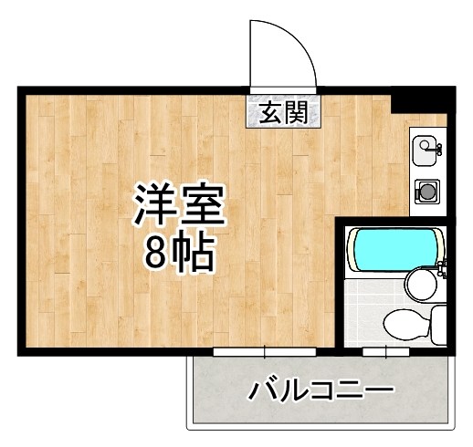 ハイネス桜井 202号室 間取り