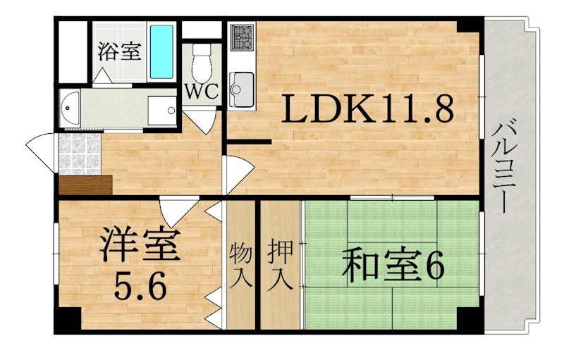 ウエストポート　Ｂ棟 303号室 間取り