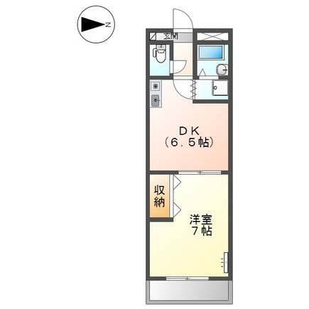 ウェストヴィレッジ 302号室 間取り