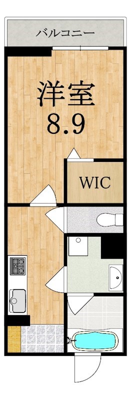 クアトロ・ソレイユ 202号室 間取り