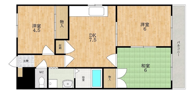 パティオＣ 間取り