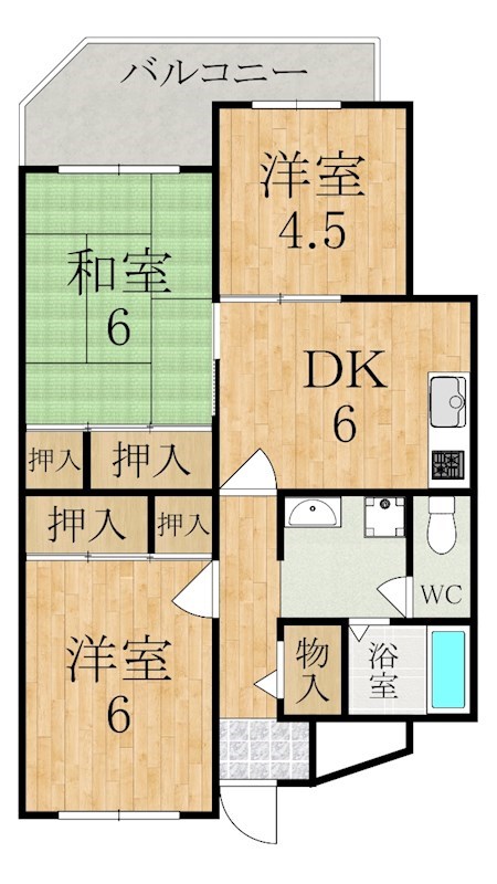 Amenity24 308号室 間取り