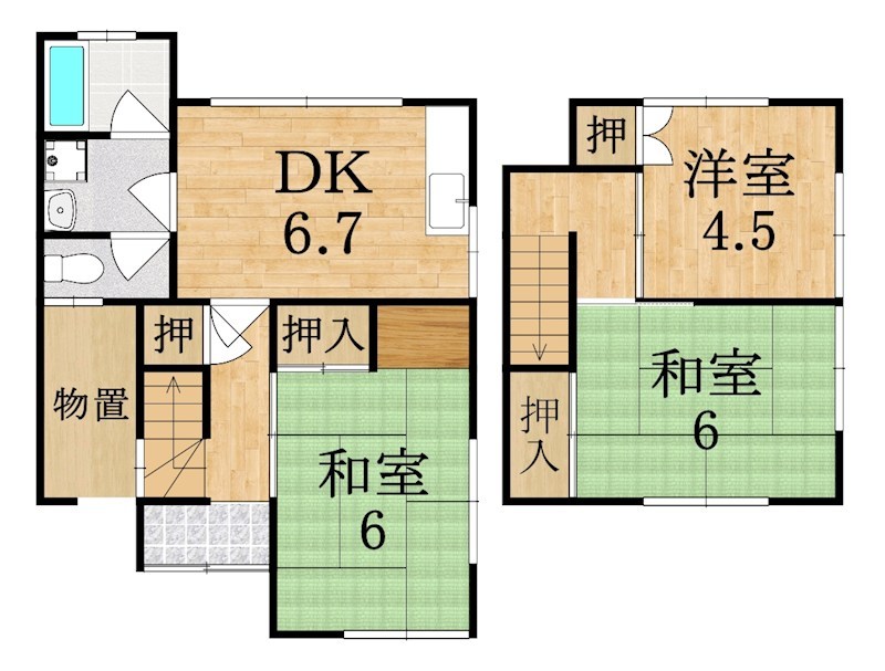 松美台戸建 間取り