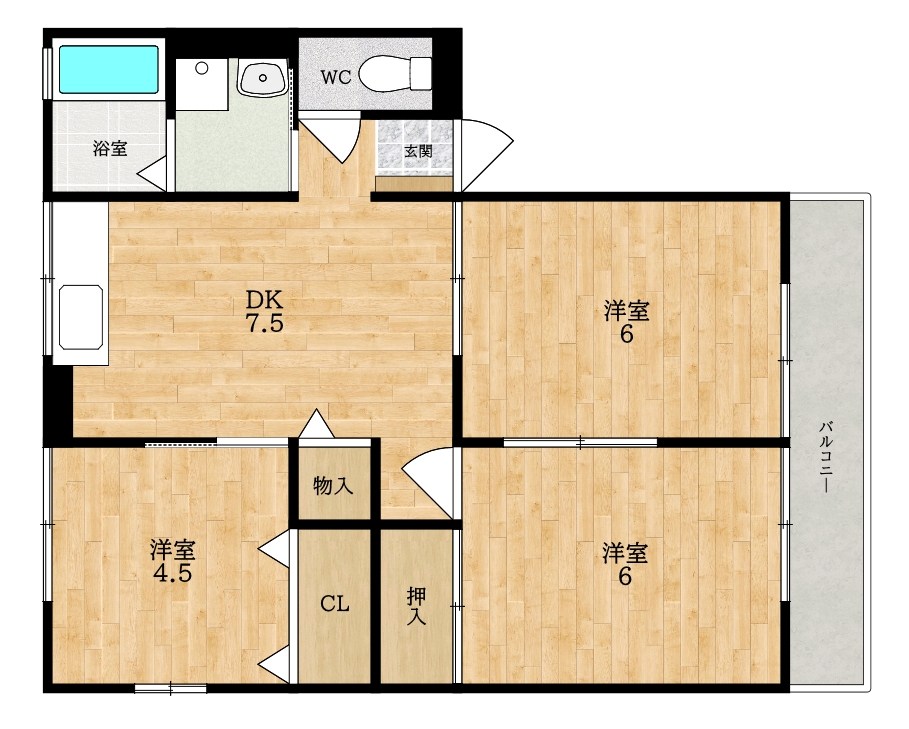 ハイム櫟 （イチ） 間取り