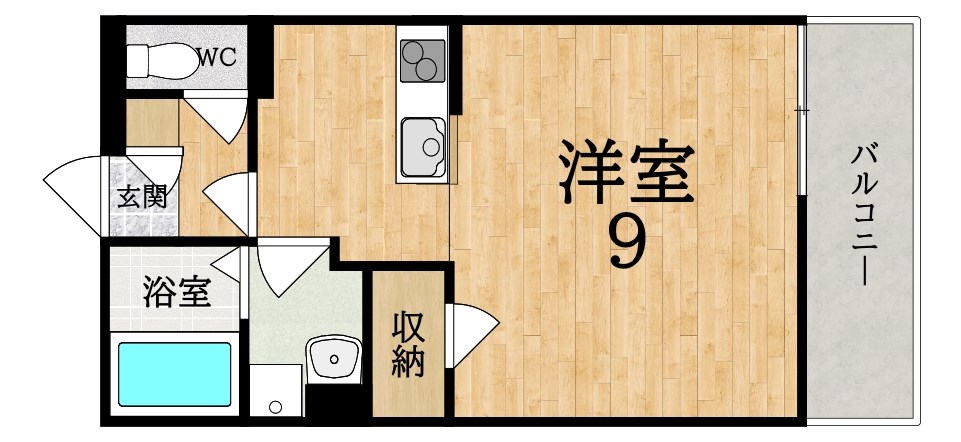 クレイノコミンチャーレドゥーエ 間取り