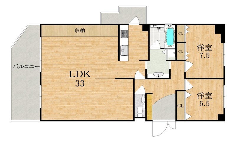プレミエメゾン 501号室 間取り