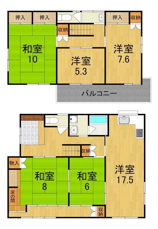 西ノ京町戸建 間取り