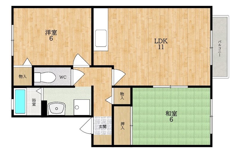 パストラルジュセイ壱番館 間取り