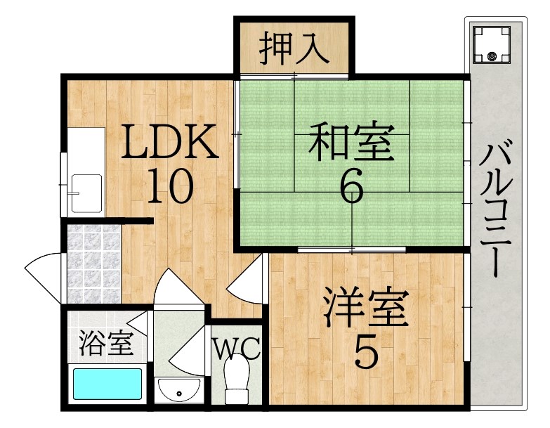 カタヤマハイツ 間取り