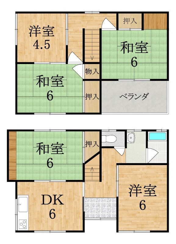 橿原市今井町4丁目戸建 間取り
