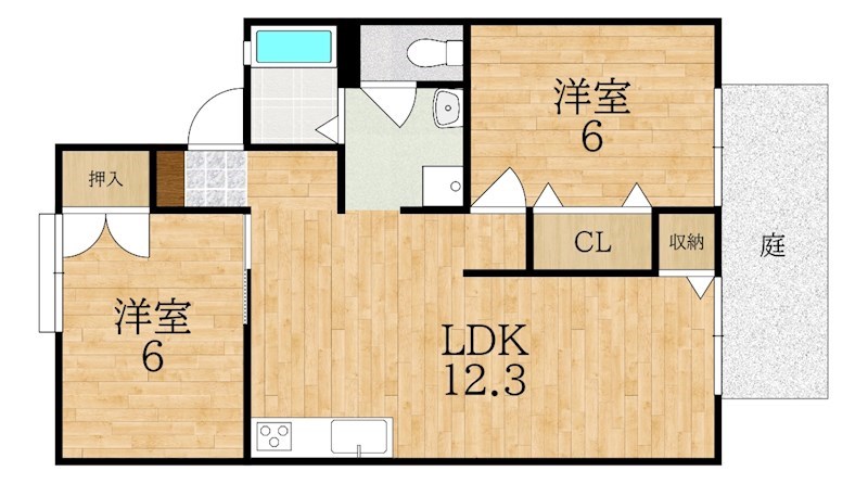 セジュール・マルコ 105号室 間取り