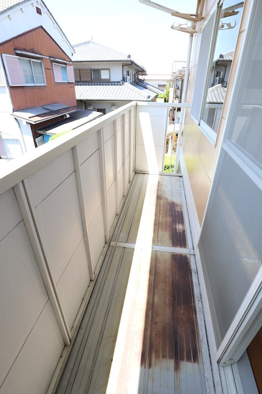 エクレール天理Ｂ ベランダ
