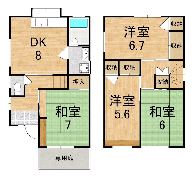 敷島町二丁目戸建 間取り