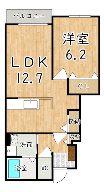 カルム　アン 101号室 間取り