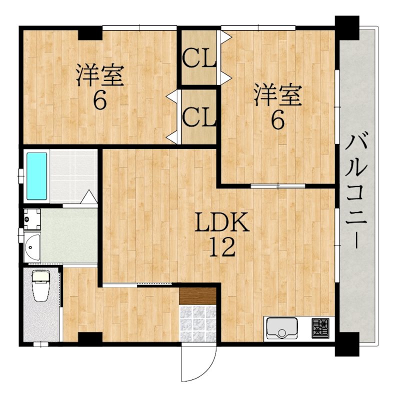 ききょう鳥見ビル 403号室 間取り