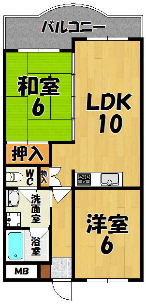 CENTURY ASUKA　Ⅵ（センチュリーアスカ6） 間取り