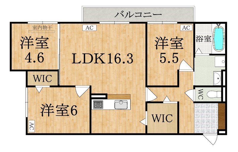 Daiya Soie（ダイヤ ソワ） 202号室 間取り