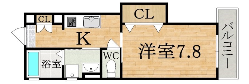 クレアール紺屋町（コンヤマチ） 間取り