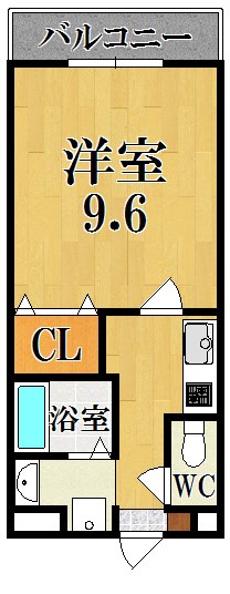 メゾンルルド 207号室 間取り