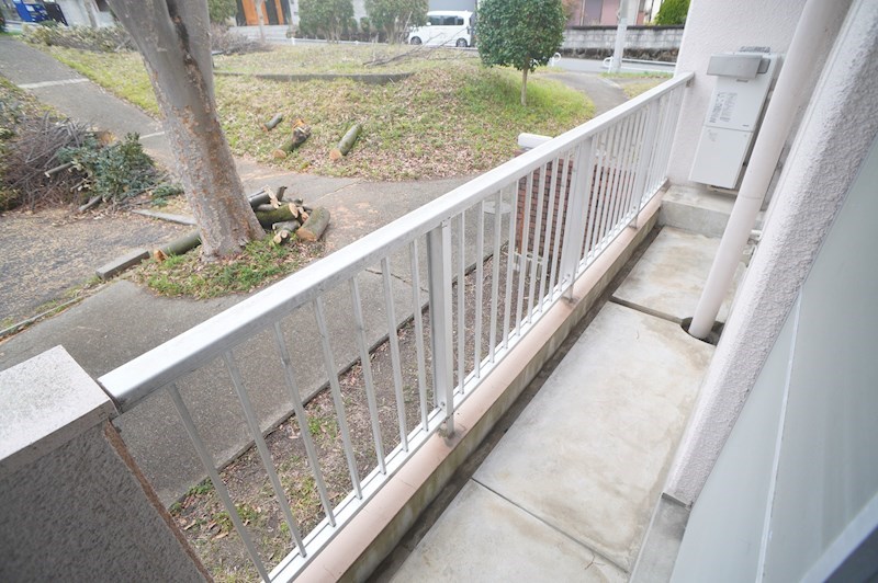 三室山コープタウン2号棟  ベランダ